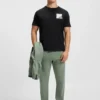 T-Shirt aus Baumwollmischung mit dekorativen reflektierenden Akzenten T-Shirt aus Baumwollmischung mit dekorativen reflektierenden Akzenten