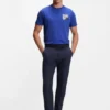 T-Shirt aus Baumwollmischung mit dekorativen reflektierenden Akzenten T-Shirt aus Baumwollmischung mit dekorativen reflektierenden Akzenten