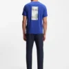 T-Shirt aus Baumwollmischung mit dekorativen reflektierenden Akzenten T-Shirt aus Baumwollmischung mit dekorativen reflektierenden Akzenten