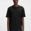 T-Shirt aus Baumwollmischung mit dekorativen reflektierenden Details