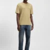 T-Shirt aus Baumwollmischung mit dekorativen reflektierenden Details