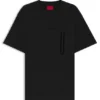 T-Shirt aus Baumwollmischung mit dekorativen reflektierenden Details