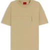 T-Shirt aus Baumwollmischung mit dekorativen reflektierenden Details