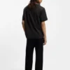 T-Shirt aus Baumwollmischung mit Drop-Needle-Streifen