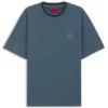 T-Shirt aus Baumwollmischung mit Drop-Needle-Streifen