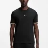 T-Shirt aus Baumwollmischung mit Logo und charakteristischen Streifen