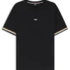 T-Shirt aus Baumwollmischung mit Logo und charakteristischen Streifen