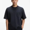 T-Shirt aus Baumwollmischung mit Pfirsichfinish T-Shirt aus Baumwollmischung mit Pfirsichfinish