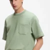 T-Shirt aus Baumwollmischung mit Pfirsichfinish T-Shirt aus Baumwollmischung mit Pfirsichfinish