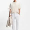 T-Shirt aus Baumwollmischung mit Pfirsichfinish T-Shirt aus Baumwollmischung mit Pfirsichfinish