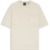 T-Shirt aus Baumwollmischung mit Pfirsichfinish T-Shirt aus Baumwollmischung mit Pfirsichfinish
