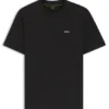T-Shirt aus Baumwollmischung mit Tennisball-Jacquard