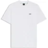 T-Shirt aus Baumwollmischung mit Tennisball-Jacquard