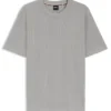 T-Shirt aus Baumwollmischung mit Waffelstruktur