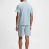 T-Shirt aus Baumwollmischung mit Waffelstruktur