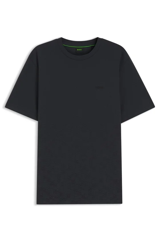 T-Shirt aus Baumwollpiqué mit Allover-Print T-Shirt aus Baumwollpiqué mit Allover-Print