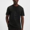 T-Shirt aus Interlock-Baumwolle mit Mesh-Print T-Shirt aus Interlock-Baumwolle mit Mesh-Print