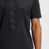 T-Shirt aus Interlock-Baumwolle mit Mesh-Print T-Shirt aus Interlock-Baumwolle mit Mesh-Print