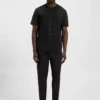 T-Shirt aus Interlock-Baumwolle mit Mesh-Print T-Shirt aus Interlock-Baumwolle mit Mesh-Print