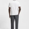 T-Shirt aus Interlock-Baumwolle mit Mesh-Print T-Shirt aus Interlock-Baumwolle mit Mesh-Print