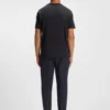 T-Shirt aus Interlock-Baumwolle mit Mesh-Print T-Shirt aus Interlock-Baumwolle mit Mesh-Print