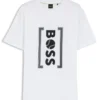 T-Shirt aus Interlock-Baumwolle mit Mesh-Print T-Shirt aus Interlock-Baumwolle mit Mesh-Print