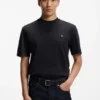 T-Shirt aus merzerisierter Baumwolle mit Double-B-Monogramm T-Shirt aus merzerisierter Baumwolle mit Double-B-Monogramm