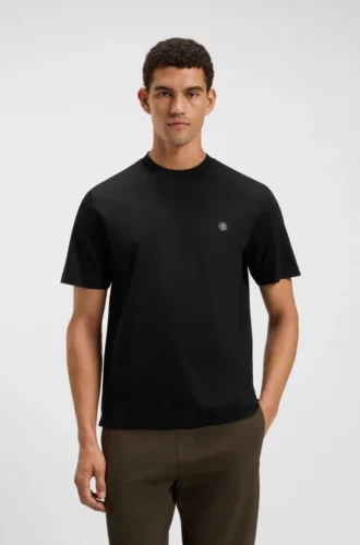 T-Shirt aus merzerisierter Baumwolle mit Double-B-Monogramm