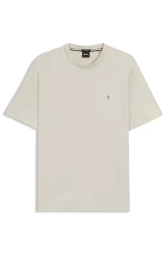 T-Shirt aus merzerisierter Baumwolle mit Double-B-Monogramm