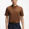 T-Shirt aus merzerisierter Baumwolle mit Double-B-Monogramm T-Shirt aus merzerisierter Baumwolle mit Double-B-Monogramm
