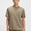 T-Shirt aus merzerisierter Baumwolle mit Double-B-Monogramm T-Shirt aus merzerisierter Baumwolle mit Double-B-Monogramm