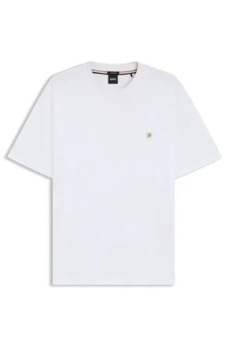 T-Shirt aus merzerisierter Baumwolle mit Double-B-Monogramm