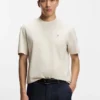 T-Shirt aus merzerisierter Baumwolle mit Double-B-Monogramm T-Shirt aus merzerisierter Baumwolle mit Double-B-Monogramm