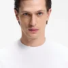 T-Shirt aus merzerisierter Baumwolle mit Double-B-Monogramm