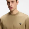 T-Shirt aus merzerisierter Baumwolle mit Double-B-Monogramm T-Shirt aus merzerisierter Baumwolle mit Double-B-Monogramm