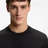 T-Shirt aus merzerisierter Baumwolle mit Double-B-Monogramm T-Shirt aus merzerisierter Baumwolle mit Double-B-Monogramm