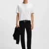 T-Shirt aus merzerisierter Baumwolle mit Double-B-Monogramm
