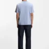 T-Shirt aus merzerisierter Baumwolle mit Double-B-Monogramm T-Shirt aus merzerisierter Baumwolle mit Double-B-Monogramm