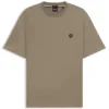T-Shirt aus merzerisierter Baumwolle mit Double-B-Monogramm T-Shirt aus merzerisierter Baumwolle mit Double-B-Monogramm