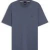 T-Shirt aus merzerisierter Baumwolle mit Double-B-Monogramm T-Shirt aus merzerisierter Baumwolle mit Double-B-Monogramm