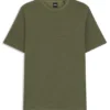 T-Shirt aus merzerisierter Baumwolle mit geometrischem Jacquardmuster T-Shirt aus merzerisierter Baumwolle mit geometrischem Jacquardmuster