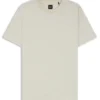 T-Shirt aus merzerisierter Baumwolle mit geometrischem Jacquardmuster T-Shirt aus merzerisierter Baumwolle mit geometrischem Jacquardmuster