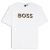 T-Shirt aus merzerisierter Baumwolle mit Logo-Motiv T-Shirt aus merzerisierter Baumwolle mit Logo-Motiv