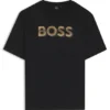 T-Shirt aus merzerisierter Baumwolle mit Logo-Motiv T-Shirt aus merzerisierter Baumwolle mit Logo-Motiv