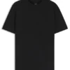 T-Shirt aus merzerisierter Baumwolle mit Monogramm-Jacquard T-Shirt aus merzerisierter Baumwolle mit Monogramm-Jacquard