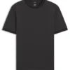 T-Shirt aus merzerisierter Baumwolle mit zweifarbiger Struktur