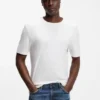 T-Shirt aus Slub-Interlock in schmaler Passform