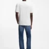 T-Shirt aus Slub-Interlock in schmaler Passform