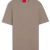 T-Shirt aus Slub-Interlock in schmaler Passform
