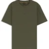 T-Shirt aus Stretch-Baumwolle mit Kontrastlogo